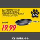 Allahindlus - GASTROMAX TEFLON
PRAEPANN KÕIGILE
PLIIDITÜÜPIDELE Ø 28CM