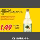 SIIDER PULS
PIRNIMAITSELINE 4,5% 1L