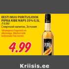 EESTI MUU PIIRITUSJOOK
PIPRA KIBE NAPS 35% 0,5L