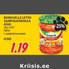 BONDUELLE LETŠO
ŠAMPINJONIDEGA
450G