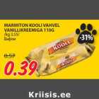 Allahindlus - MARMITON KOOLI VAHVEL
VANILLIKREEMIGA 110G