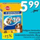 Allahindlus - Pedigree Dentastix närimispulk keskmistele koertele, 180 g