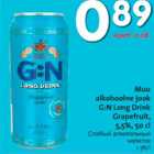Allahindlus - Muu alkohoolne jook G:N Long Drink Grapefruit
