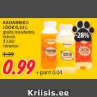 Allahindlus - KADARBIKU
JOOK 0,33 L