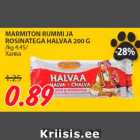 Магазин:Maksimarket, Konsum,Скидка:Халва