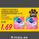LIBRESSE INVISIBLE
NORMAL WING DUO
HÜGIEENISIDEMED 20 TK