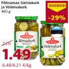 Põltsamaa Särtsukurk
ja Võileivakurk
460 g