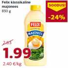 Felix klassikaline
majonees
830 g