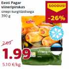 Магазин:Comarket,Скидка:Пирожки с сосисками Eesti Pagar