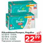 Mähkmed - Püksmähkmed Pampers, MegaBox

