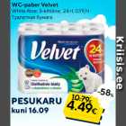 WC-paber Velvet
