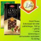 Allahindlus - Gold Nuss šokolaad tervete pähklitega