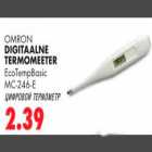 Allahindlus - OMRON digitaalne termomeeter EcoTempBasic MC-246-E