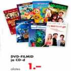 Allahindlus - DVD-filmid ja CD-d