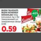 Allahindlus - BUENO TALVESUPP, BUENO KEVADISED KÖÖGIVILJAD 400g külmutatud