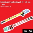 Allahindlus - Käimiskepid reguleeritavad, 87-140 cm, 1 paar