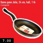 Domo pann Jolie, 24 cm, hall, 1 tk