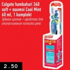 Allahindlus - Colgate hambahari 360 soft + suuvesi Cool Mint 60 ml, 1 komplekt