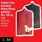 Ordinett riiete kaitsekott Mickey Milano, polüester, 60 x100 cm