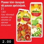 Allahindlus - Pfanner kiivi-õunajook või punase apelsinijook, 2 l