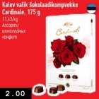 Kalev valik šokolaadikompvekke Cardinale, 175 g