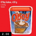 O`Boy kakao, 450 g