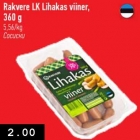 Rakvere LK Lihakas viiner, 360 g