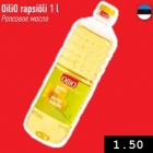 Allahindlus - Oilio rapsiõli 1 l