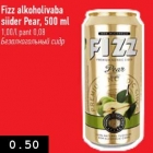Allahindlus - Fizz alkoholivaba siider Pear, 500 ml