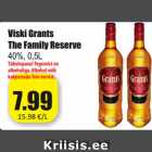 Allahindlus - Viski Grants
The Family Reserve
