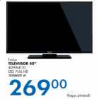 Allahindlus - Finlux
TELEVIISOR 40”
40FFA4110
LED, FULL HD