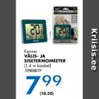 Kenner
VÄLIS- JA
SISETERMOMEETER
