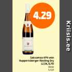 Allahindlus - Saksamaa KPN vein Ruppertsberger Riesling Dry