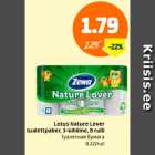 Lotus Nature Lover tualettpaber, 3-kihiline, 8 rulli