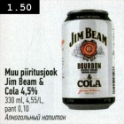 Muu piiritusjook Jim Beam & Cola