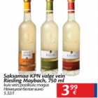 Allahindlus - Saksamaa KPN valge vein Riesling Maybach