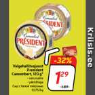 Valgehallitusjuust
President
Camembert, 120 g*
