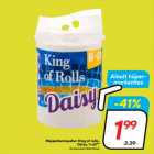 Allahindlus - Majapidamispaber King of rolls,
Daisy, 1 rull**