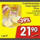 Allahindlus - Tualetivärskendaja Harpic Hygienic Citrus