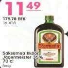 Allahindlus - Saksamaa liköör Jägermeister