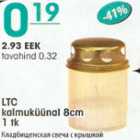 Кладбищенская свеча с крышкой