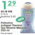 Allahindlus - Palmolive dušigeel Thermal Spa Mineral Massage
