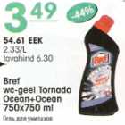 Allahindlus - Bref wc-geel Tornado Ocean+Ocean