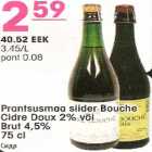 Alkohol - Prantsusmaa siider Bouche Cidre Doux või Brut