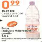 Allahindlus - Evian looduslik mineraalvesi gaasita