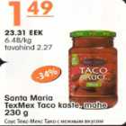 Allahindlus - Santa Maria TexMex Taco kaste,mahe