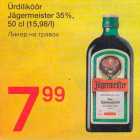 Allahindlus - Ürdiliköör
Jägermeister 35%,
50 cl