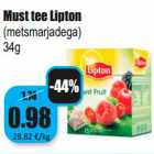 Allahindlus - Must tee Lipton

