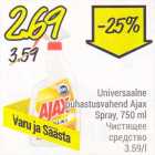 Allahindlus - Universaalne puhastusvahend Ajax Spray, 750 ml