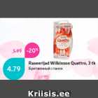 Allahindlus - Raseerijad Wilkinson Quatro, 3 tk